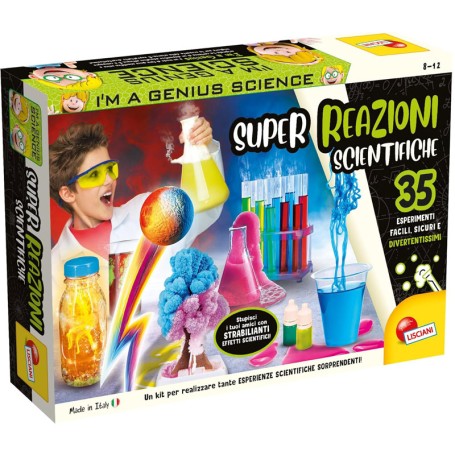 SUPER REAZIONI SCIENTIFICHE I'M A GENIUS LISCIANI 107469