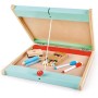 LAVAGNA IN LEGNO 3 IN 1 DOUBLE FACE CON GESSETTI E PENNARELLI HAPE E1062