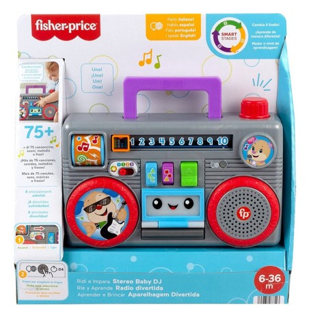 STEREO BABY DJ CON LUCI E SUONI RIDI&IMPARA FISHER PRICE HHX10