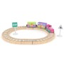 SET PISTA COSTRUZIONI IN LEGNO TRENO DELLE PRINCIPESSE J'ADORE J849092