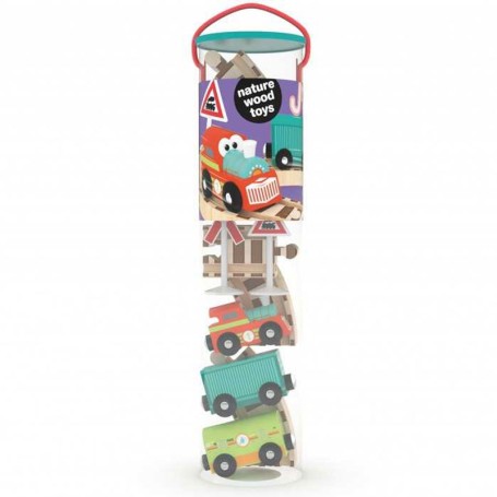 SET PISTA COSTRUZIONI IN LEGNO FERROVIA COCO CHERI J'ADORE J849092