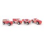 SET 4 VEICOLI POMPIERI IN LEGNO J'ADORE J823685