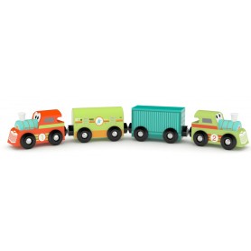 SET 4 VEICOLI IN LEGNO COCO CHERI J'ADORE J823685