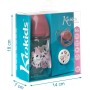 SET REGALO 3 IN 1 CON BIBERON, CIUCCIO E CATENELLA ROSA KIOKIDS 2255