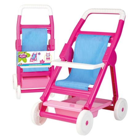 PASSEGGINO PER BAMBOLE PIEGHEVOLE FUCSIA ANDRONI 2750-0