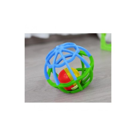 PALLA SONAGLIO IN SILICONE CON LUCE E SUONO KIOKIDS 02702