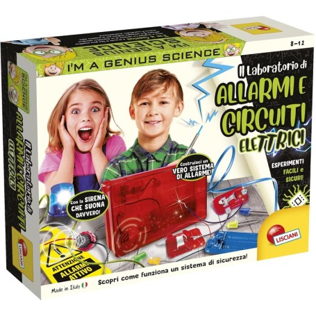LABORATORIO DI ALLARMI E CICUITI ELETTRICI I'M A GENIUS LISCIANI 105564