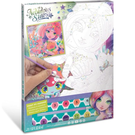 SET PITTURA SU TELA CON I NUMERI NEBULOUS STARS HAPE NS11422