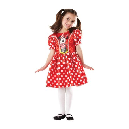 COSTUME DISNEY MINNIE ROSSO TAGLIA M 5-6 ANNI RUBIE'S 883859M