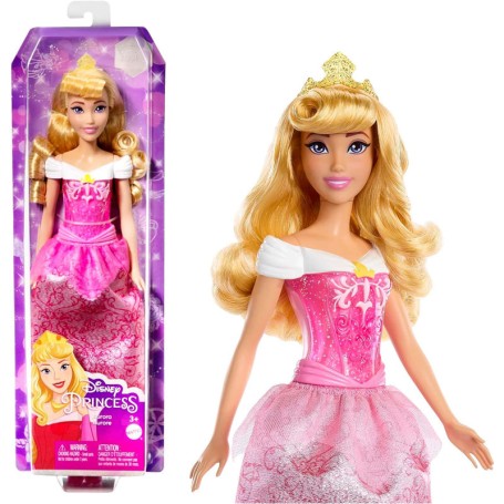 BAMBOLA PRINCIPESSE DISNEY 30 CM AURORA MATTEL HLW02 HLW09